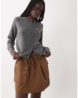 ASOS Cargo Utility Mini Skirt - Grey