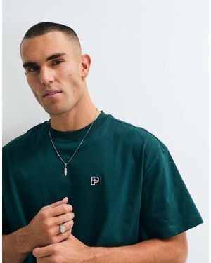 Parlez T-Shirt Oversize Con Logo Cedar - Verde