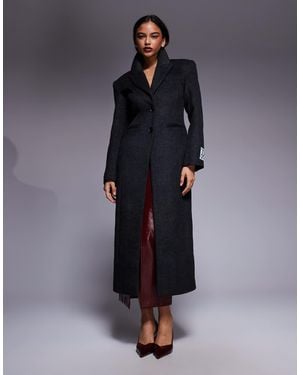 ASOS Asos x the sourced collection – mantel - Blau