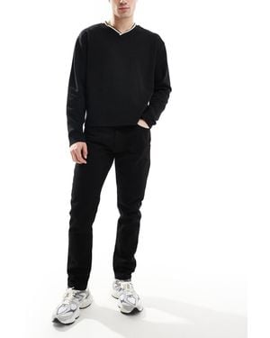 Don't Think Twice Dtt – feste jeans - Schwarz