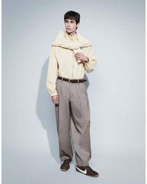 ASOS Wide Barrel Leg Broek - Wit