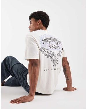 Hollister Y2k Surf Back Graphic T-shirt - White