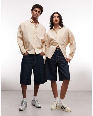 Weekday Astro Unisex Low Rise baggy Fit Jorts - Black