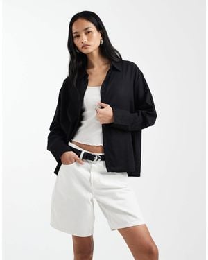 Cotton On Haven Oversized Dad Shirt - White