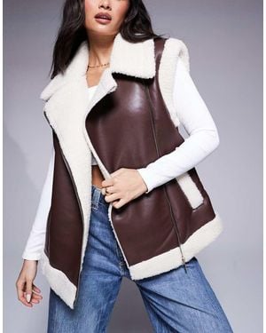 River Island Gilet Scuro - Blu