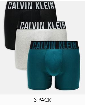 Calvin Klein Intense Power 3 Pack Boxer Brief - Green