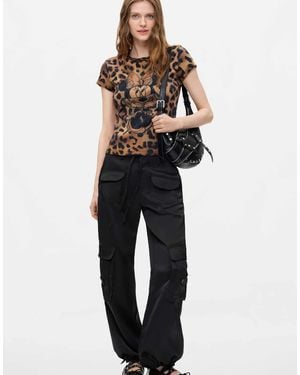 Desigual MickeyTM t-shirt mit print - Blau