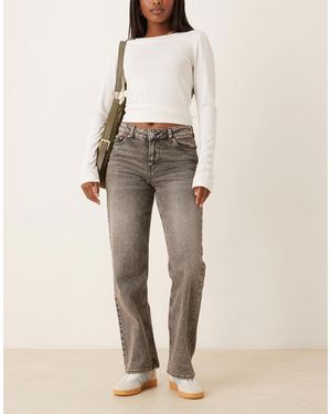 JJXX Seville Loose Mid Rise Jeans - Natural