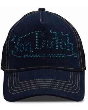 Von Dutch Bling Trucker Cap - Blue