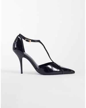 ASOS T-bar-stiletto-pumps - Weiß