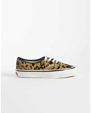 Vans Lx authentic 44 baskets à imprimé vache - Blanc