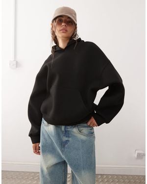 Weekday Oversized Hoodie - Black