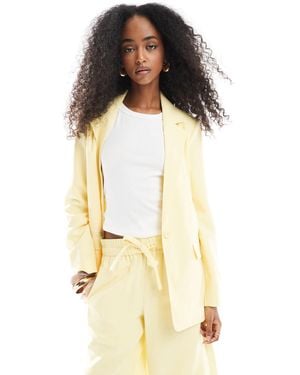 Vero Moda Mix And Match Oversized Blazer Co-ord - White