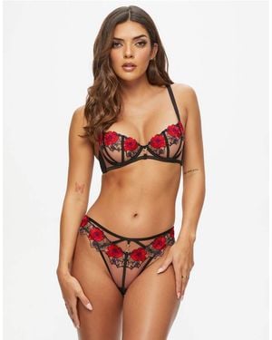 Ann Summers Caged Rosed Brazilian - Orange
