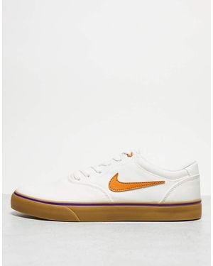 Nike Chron 2 Canvas Trainers - White