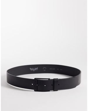Levi's Duncan 40mm Leather Belt - Grey