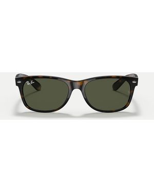 Ray-Ban New Wayfarer Classic Square Sunglasses With Lens - Green