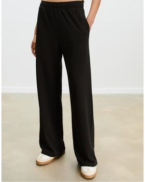 Stradivarius Wide-leg jogger Trousers - Black