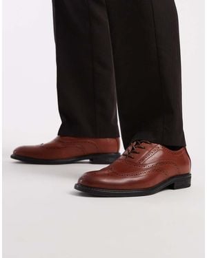 ASOS Scarpe Brogue Color Cuoio - Nero