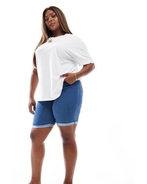 ONLY Long Denim Shorts - Blue