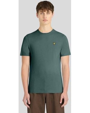 Lyle & Scott Ss T-Shirts Plain T-Shirt - Green