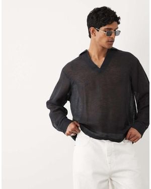 ASOS Oversized Overhead Shirt - Black