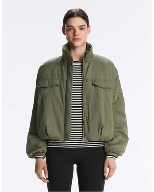 Oysho Waterrepellent Fellex® Aerogel Balloon Jacket - Green