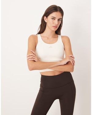 adidas Originals Three Stripes Studios Tank Top - Natural