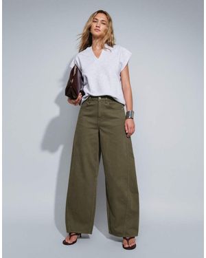 ASOS Barrel Wide Leg Jean - Blue