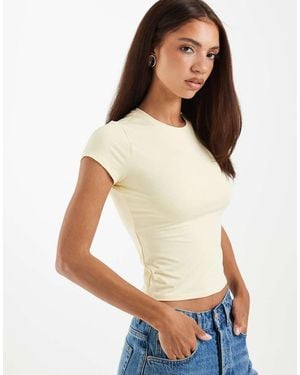 Hollister Seamless Baby Tee - White