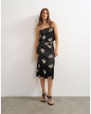 TOPSHOP Co-ord satin-skirt - Weiß