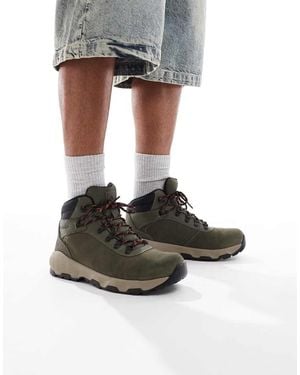 Columbia Newton Wander Boots - Green