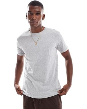 Brave Soul T-shirt à manches courtes en tissu d'épaisseur moyenne - clair - Blanc