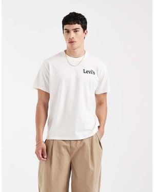 Levi's Camiseta Blanca Holgada - Blanco
