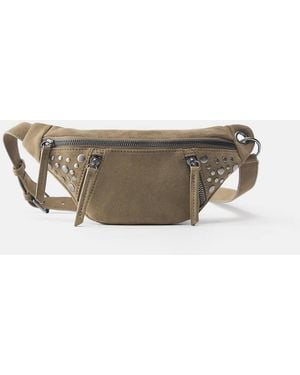 Pull&Bear Studded Belt Bag - Grey