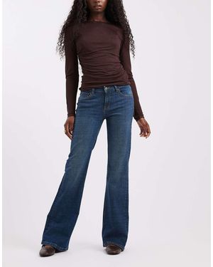 JJXX Texas Low Rise Flared Jeans - Blauw