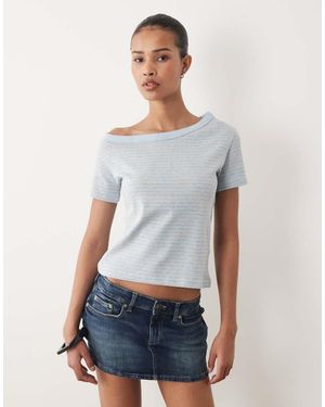 Cotton On Arlie Asymmetric Short Sleeve Top - White