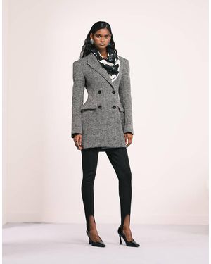 ASOS Leggings Negros De Estilo Fuseau De Punto Roma De - Gris
