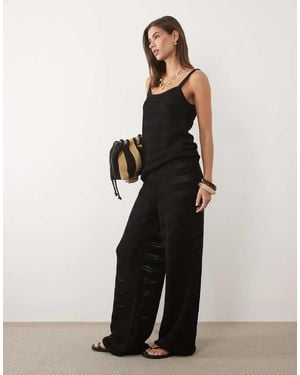 ASOS Gehaakte Broek - Zwart