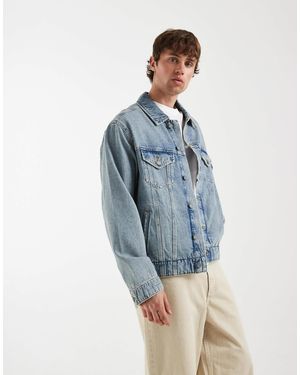 ASOS – circular design collection – trucker-jeansjacke - Blau