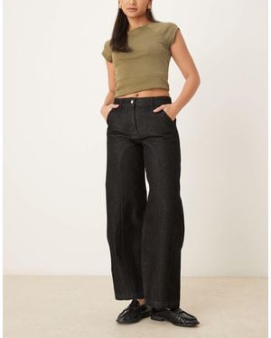 ASOS Seam Detail Slim Barrel - Natural