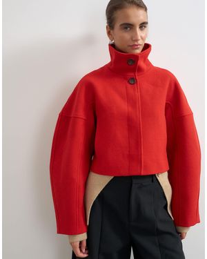 TOPSHOP Manteau court habillé - Rouge