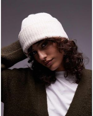 SELECTED Pluizige Gebreide Beanie - Meerkleurig