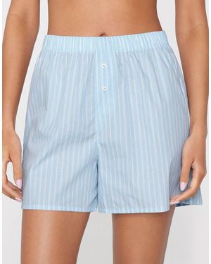 Tezenis Cotton Canvas Shorts - Blue