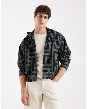 Redefined Rebel Chaqueta A Cuadros Extragrande Bryant De - Negro