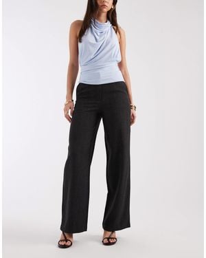 Vero Moda High Waist Wide Leg Trouser - Black