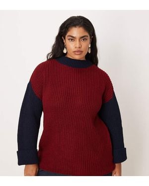 Glamorous Curve Knitwear Jumper - Red