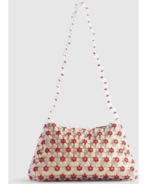 River Island Beaded Daisy Bag - Pink