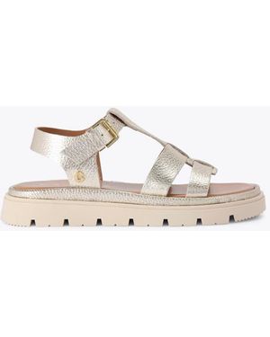 Carvela Kurt Geiger Pavilion T Bar Flat Sandals - White