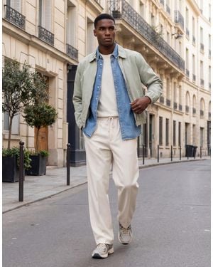 ASOS Cotton Harrington Jacket - Green